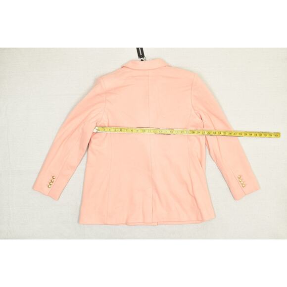 NEW Express Women's Peach Double Breasted Blazer Regular Size XL New w/ Tags - Picture 6 of 8